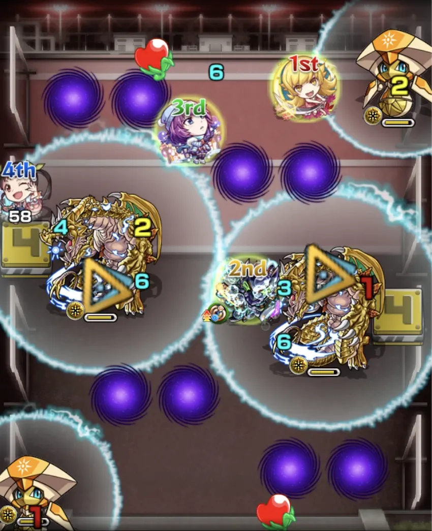 モンスト_超究極_死屍累生死郎ステージ3