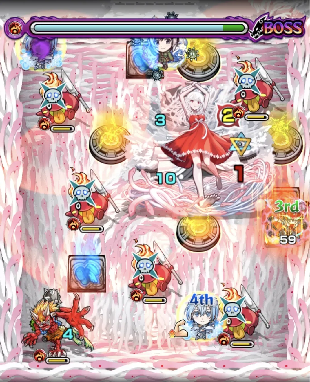 モンスト_超究極なでこボス１