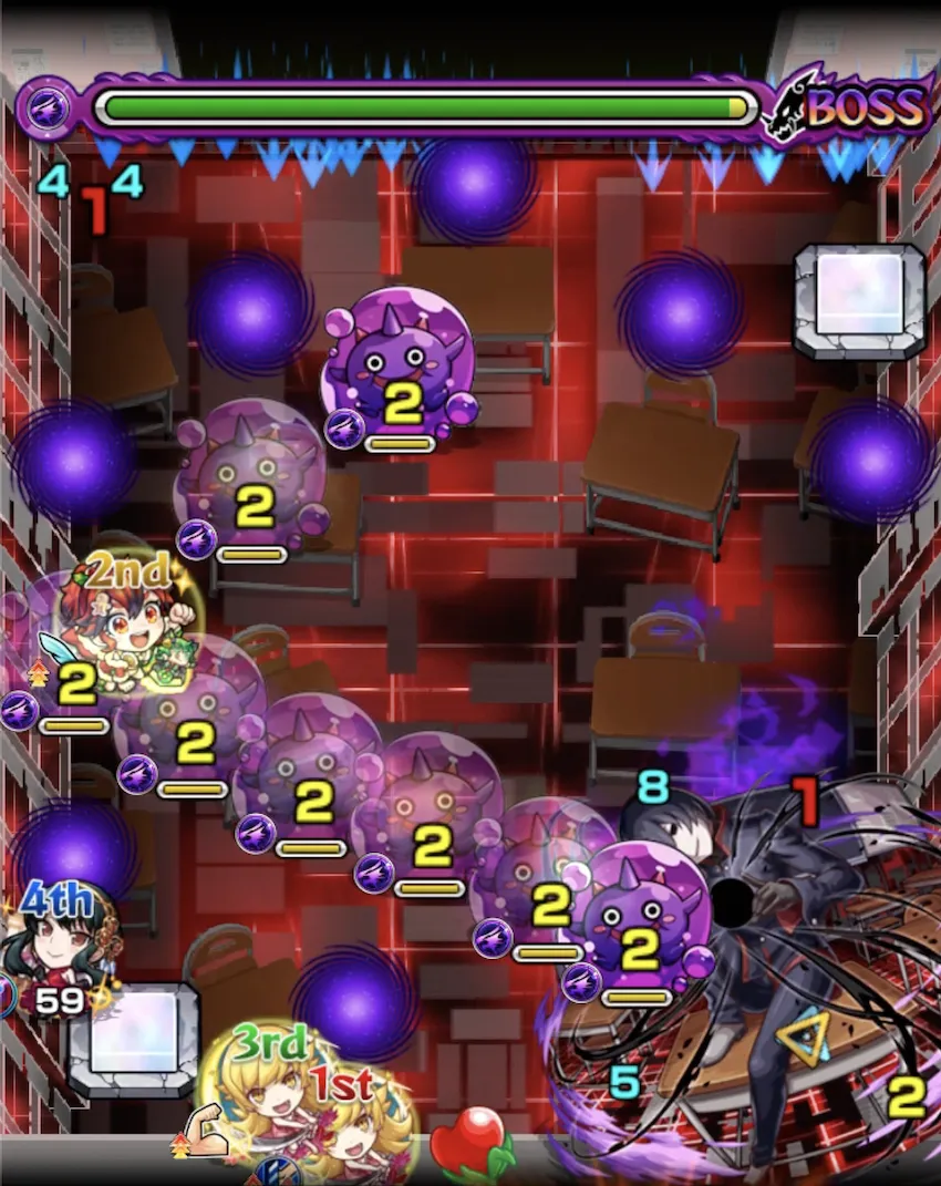 モンスト_超究極忍野扇ボス2