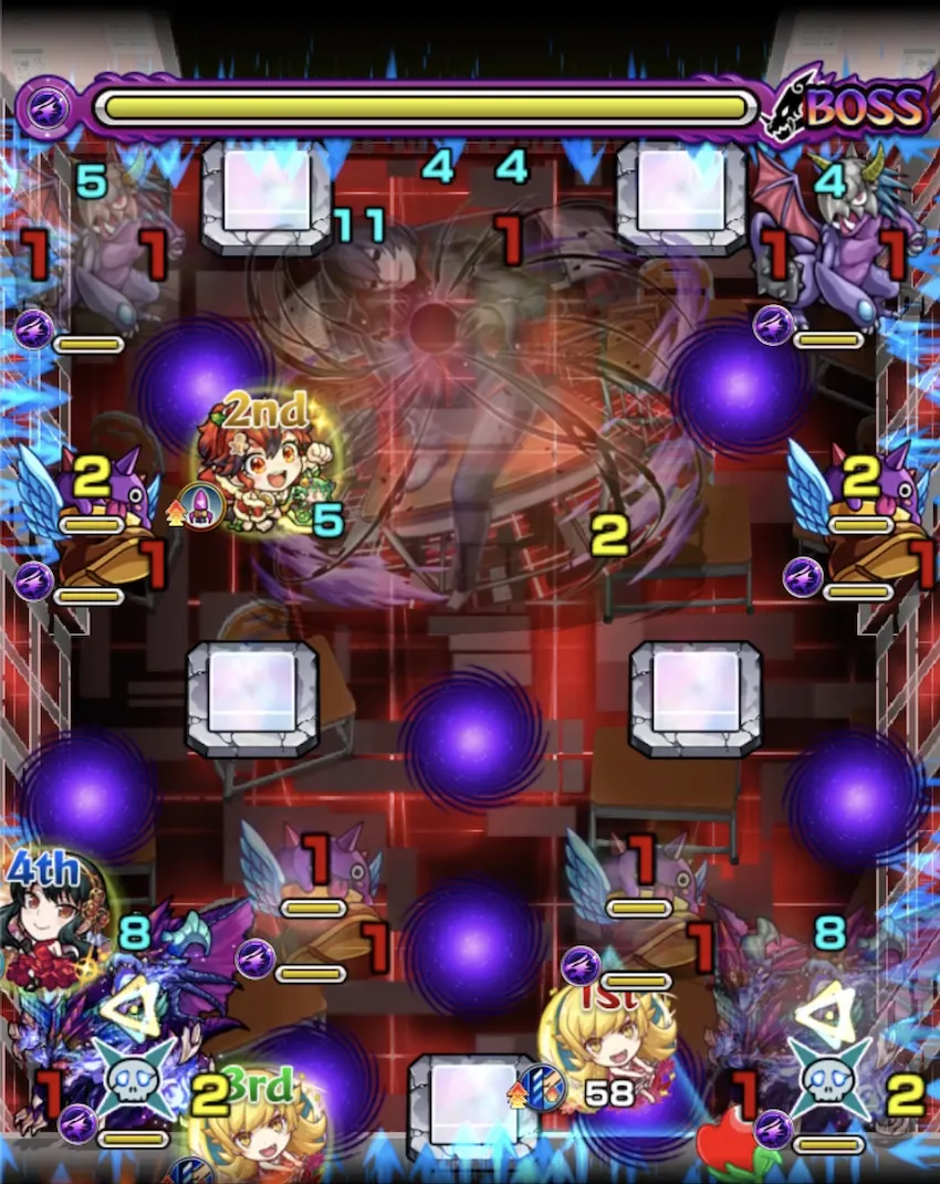 モンスト_超究極忍野扇ボス3