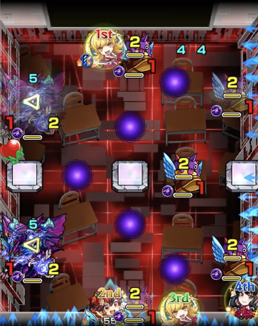 モンスト_超究極忍野扇ステージ2