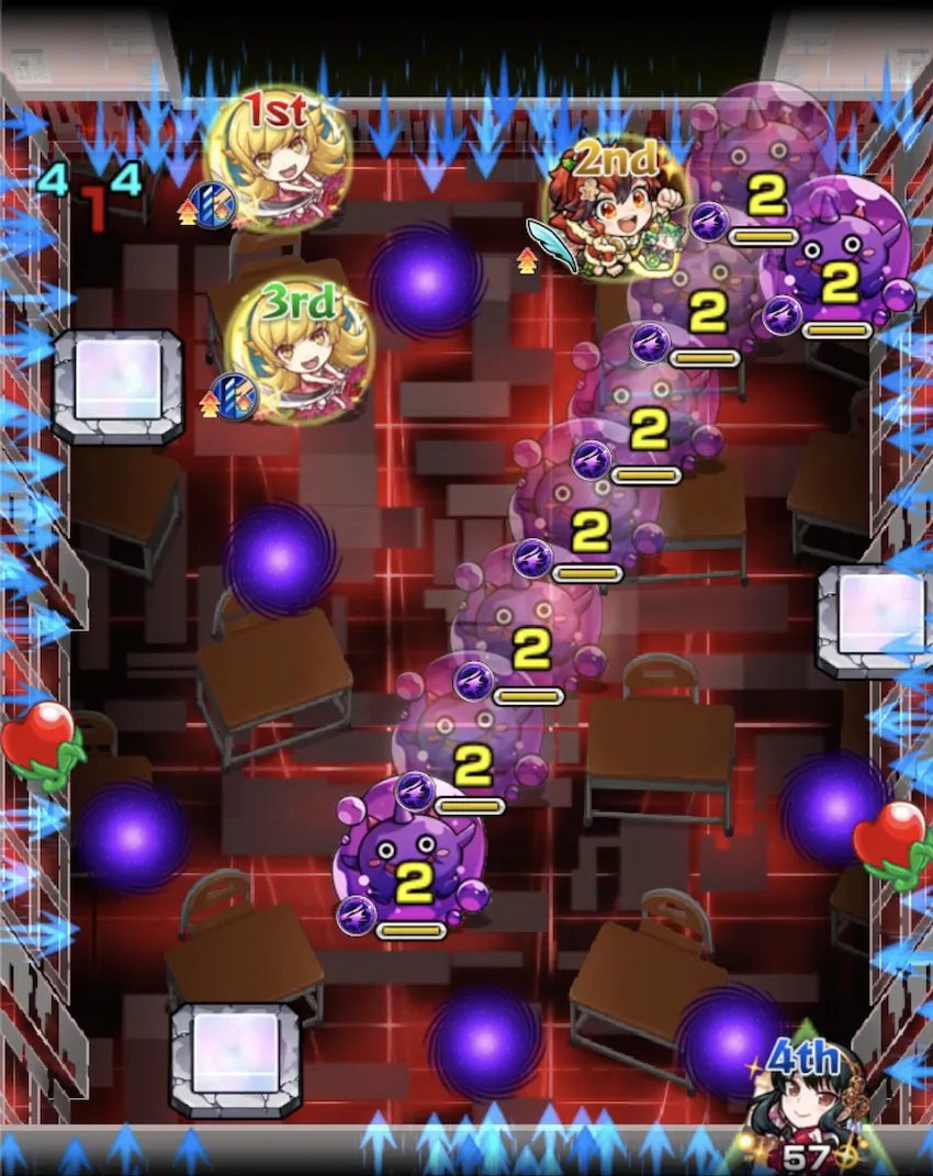 モンスト_超究極忍野扇ステージ3