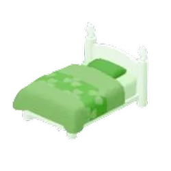 かがやくクローバーのベッド_アイコン