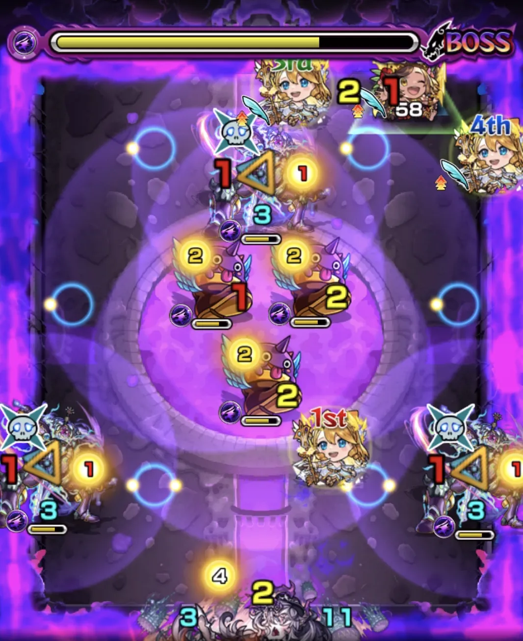 モンスト_超究極ドラギニャッツォボス3