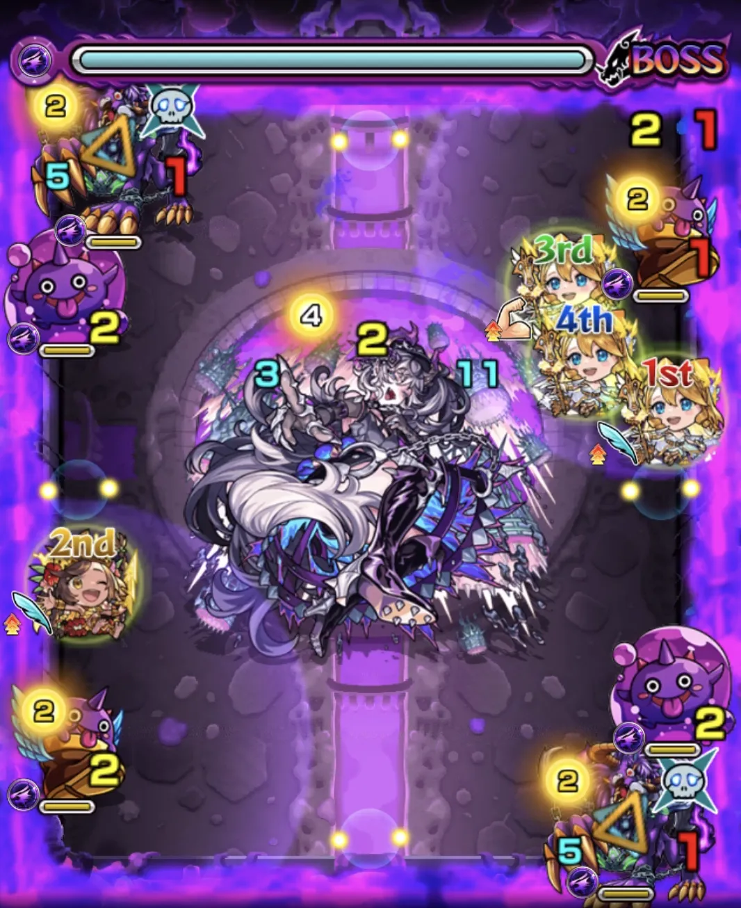 モンスト_超究極ドラギニャッツォボス1