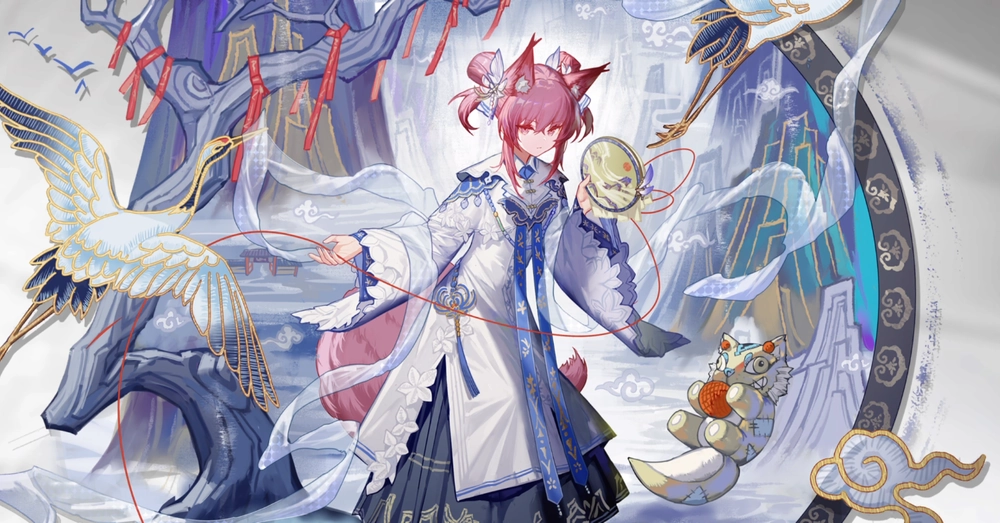 アークナイツ_シャマレ_绣云鹤