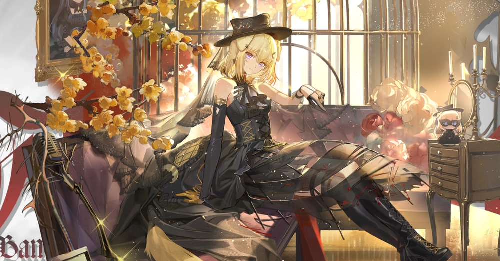 アークナイツ_三角初華_月下执行者