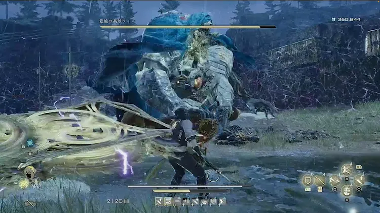 コードヴェイン2_ボス_バナー_隻腕の英雄ライル