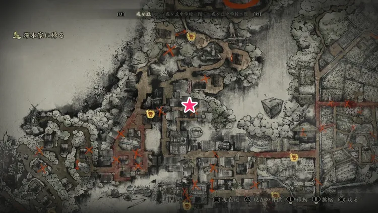 サイレントヒル_f_祈願絵馬_葛之台二丁目_マップ