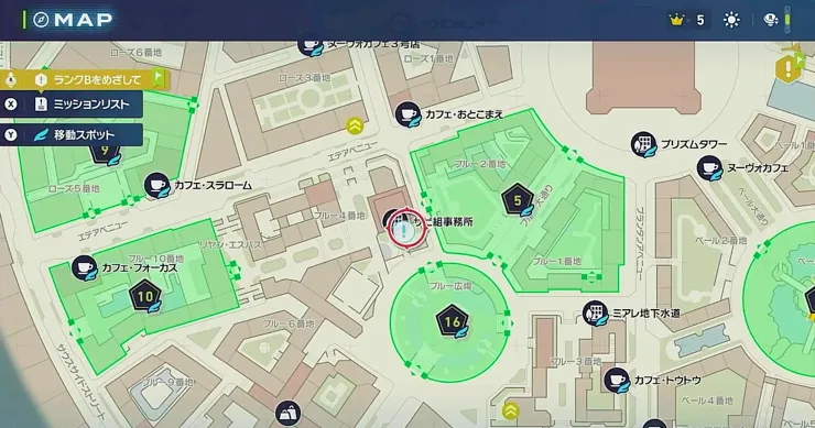 ポケモンZA_庭を荒らした犯人は？_マップ画像