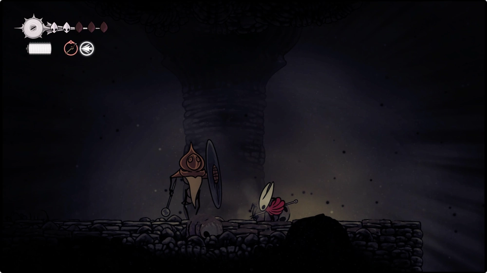 シルクソング_砂嵐で真っ暗になる