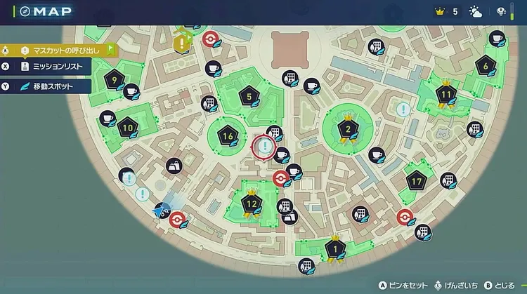 ポケモンZA_きっとユキメノコは_マップ画像