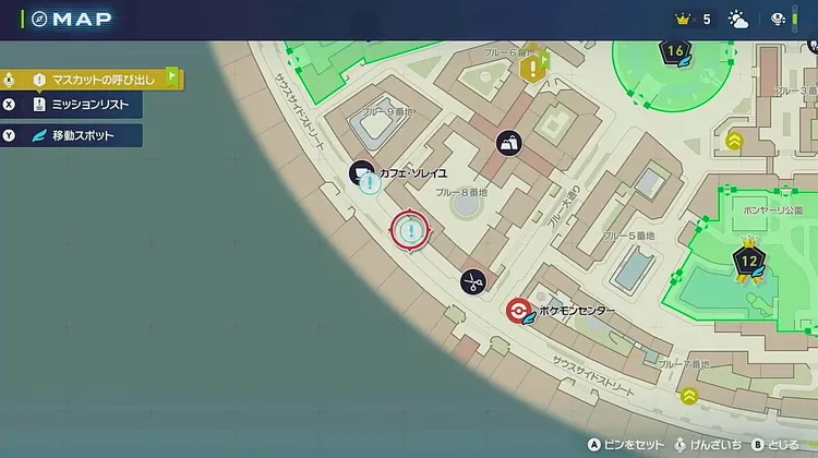 ポケモンZA_4匹のダンバル_マップ画像