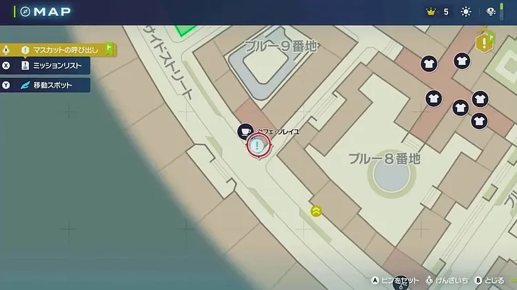 ポケモンZA_エレザードのお部屋探し_マップ画像