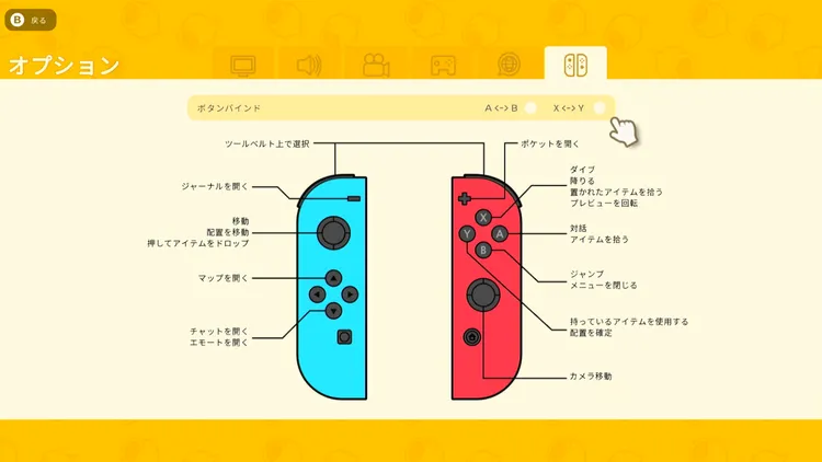 ディンカム_操作方法_Switch