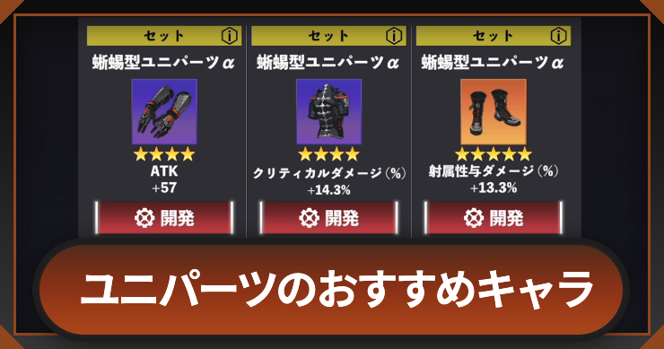 怪獣8号_アイキャッチ_ユニパーツのおすすめキャラ