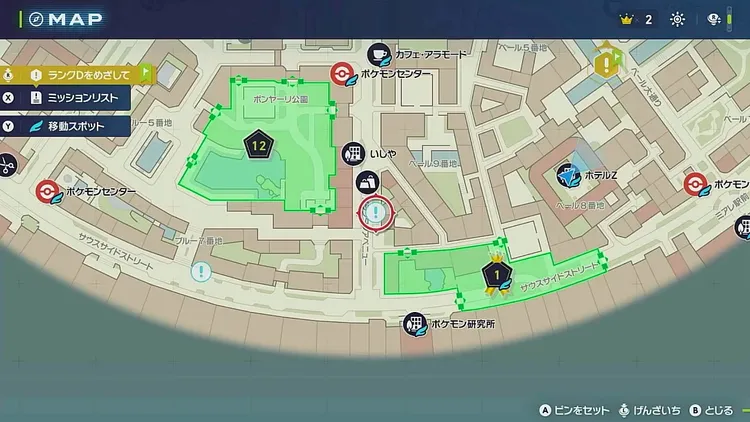 ポケモンZA_かぐわしきバニプッチの雪_マップ画像