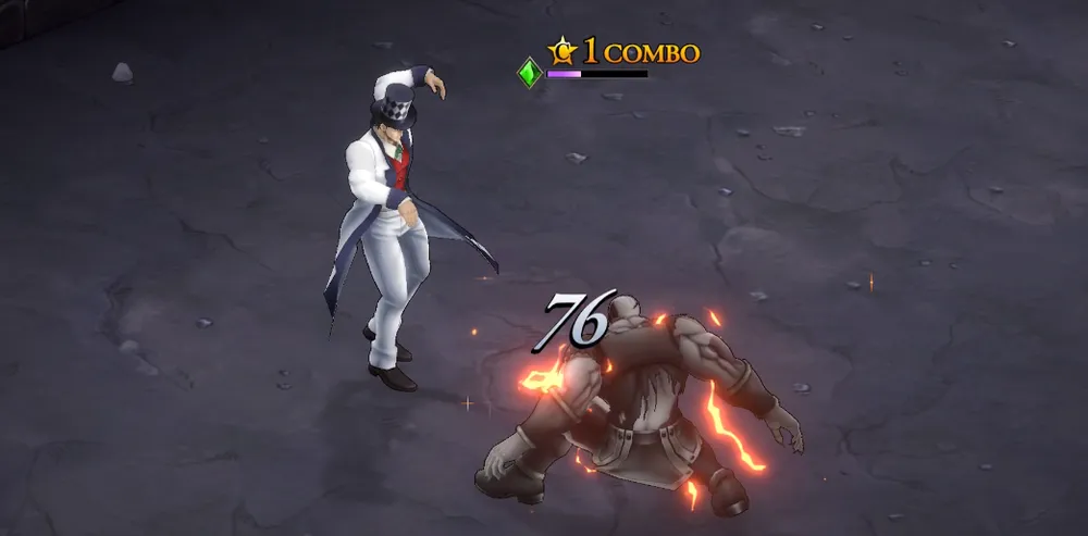 オラドラ_同じ敵を連続で攻撃するとダメージが上昇する