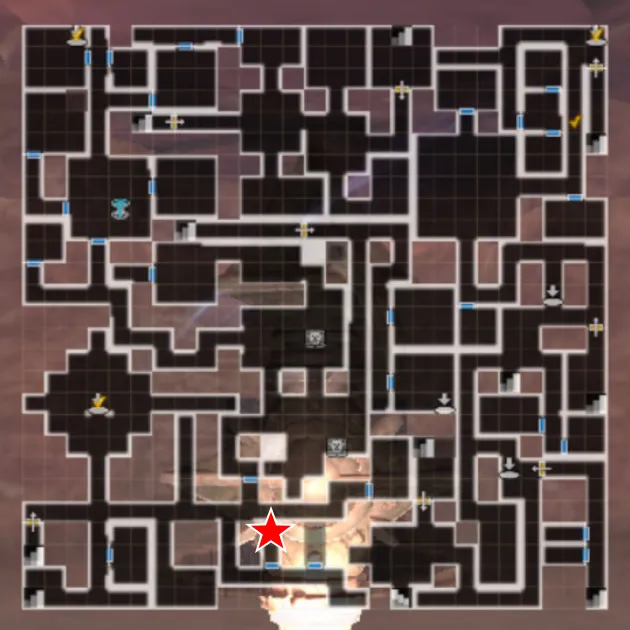 ダフネ_賞金首_骸を統べる術士ベイガー_マップ