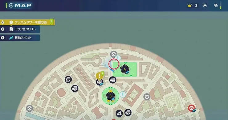 ポケモンZA_進化の石を使いたい！_マップ画像