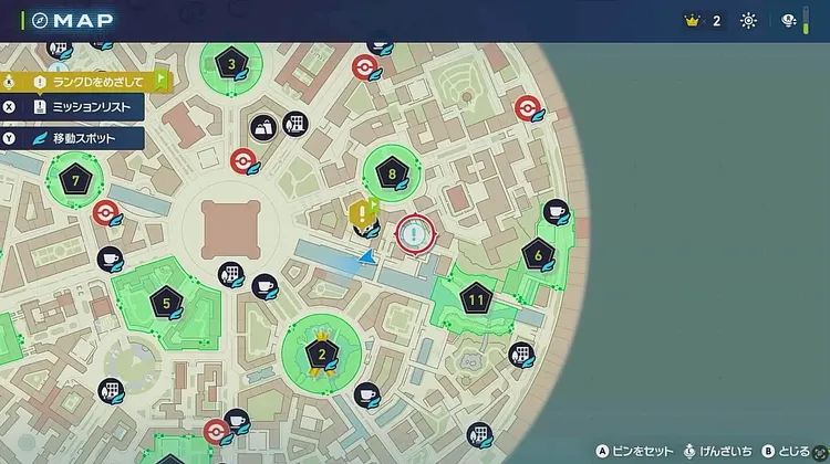 ポケモンZA_かくとう×物理で叩けば直る！_マップ画像