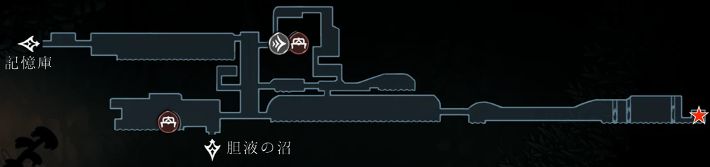 ⑦悪臭の水路._マップ_素材金属8箇所の入手場所と使い道_シルクソング