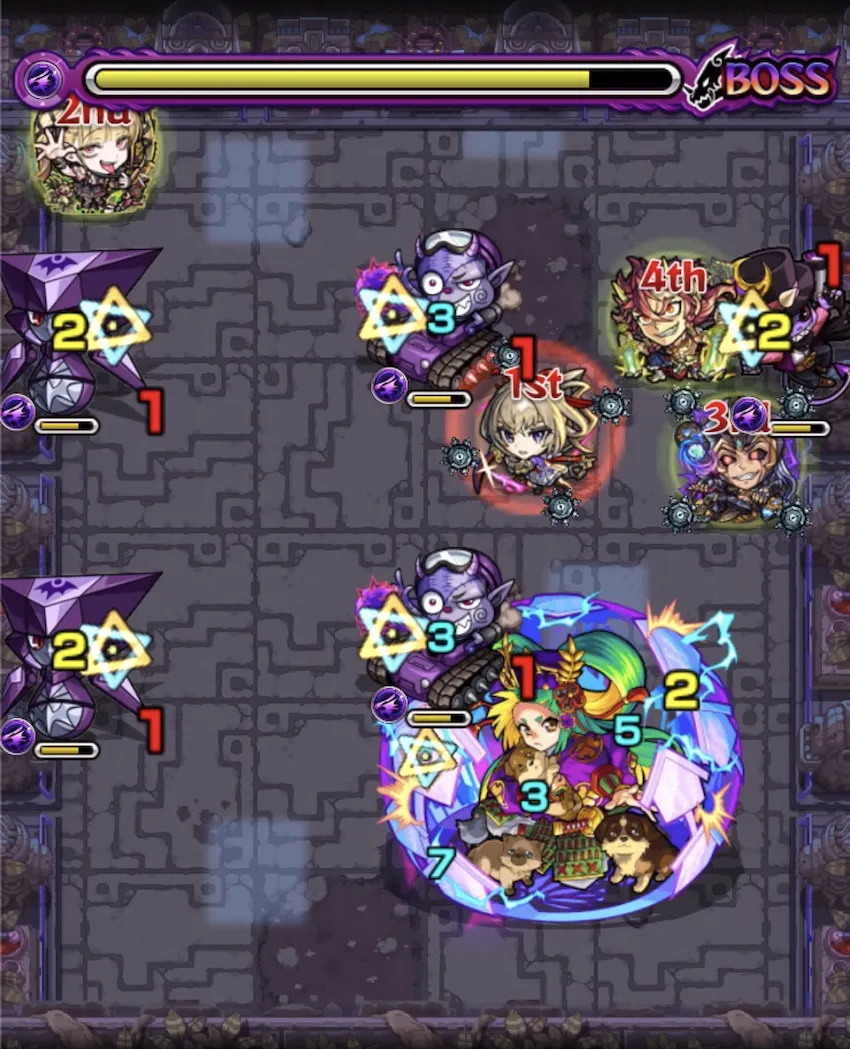 モンスト_原生の神殿ボス４