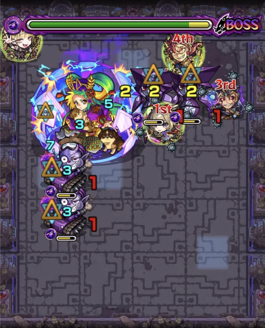 モンスト_原生の神殿ボス３