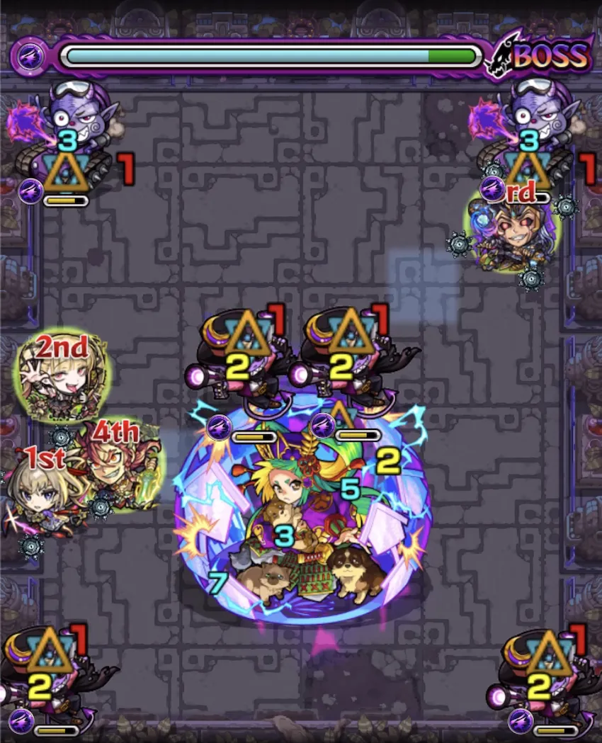 モンスト_原生の神殿ボス２