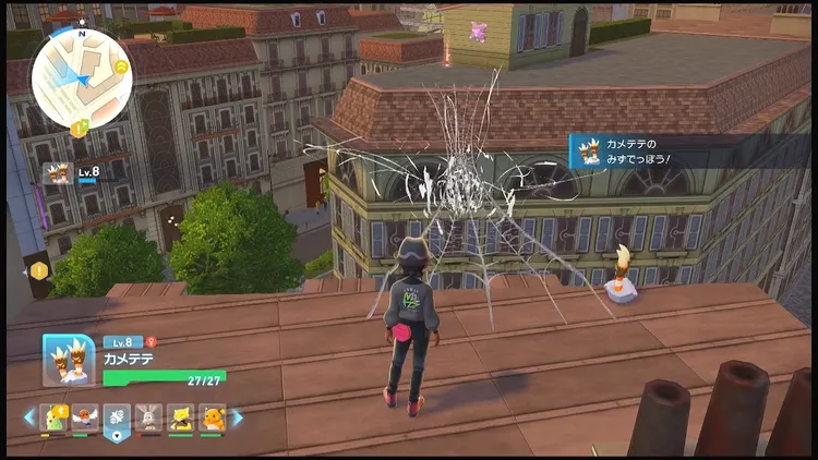 ZA_障害物_くもの巣破壊