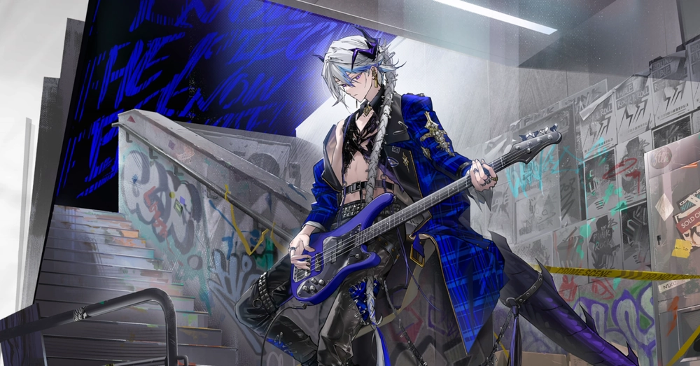 アークナイツ_パズル_冷色摇滚