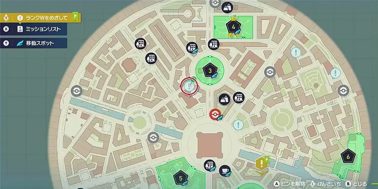 ポケモンZA_タブンネのきもち_マップ画像