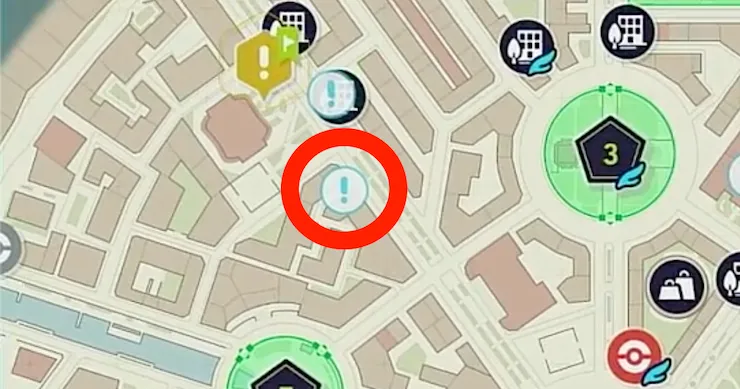 ポケモンZA_カフェのお客はヤブクロン_マップ画像