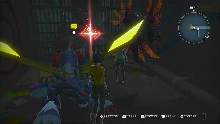 タイムストレンジャー_アウターダンジョン_最強のデジモンと戦え1_マップ