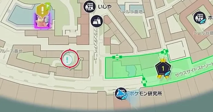 ポケモンZA_ノーマルタイプ最強説_マップ画像