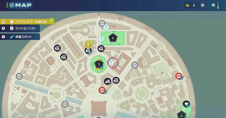 ポケモンZA_でっけぇホルビー_マップ画像