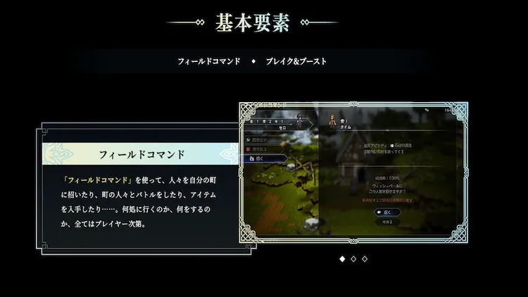 オクトラ0_基本コマンド招く