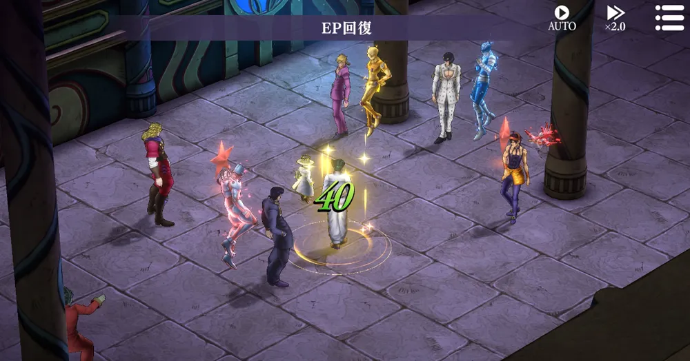 オラドラ_フィールドの星を取るとEPを回復できる