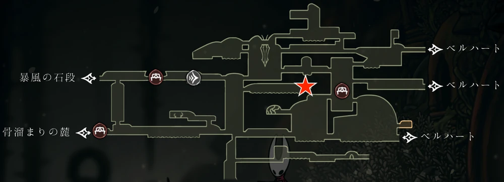 殻木の森_仮面の破片20箇所の入手場所_シルクソング