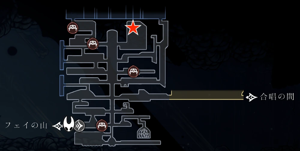 巨石の牢_仮面の破片20箇所の入手場所_シルクソング