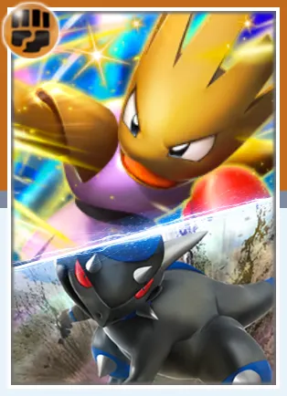 ポケポケ_エビワラー&ラムパルドデッキ