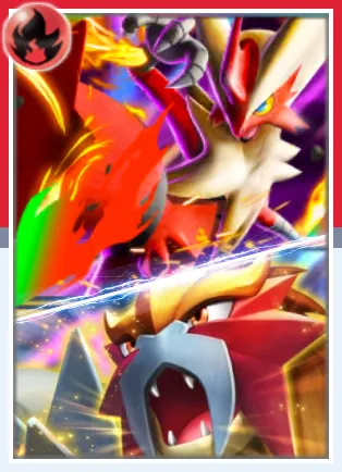 ポケポケ_メガバシャーモ&エンテイ