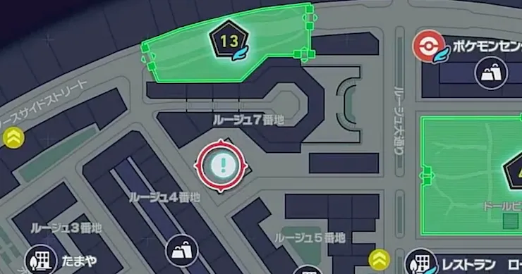 ポケモンZA_わたしはずーっとむしタイプ_マップ画像