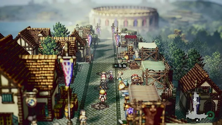 オクトラ0_5気高き一角獣の像