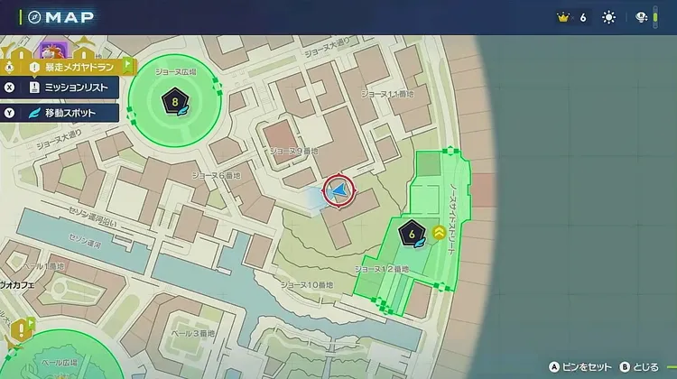 ポケモンZA_フラベベオレンジマップ