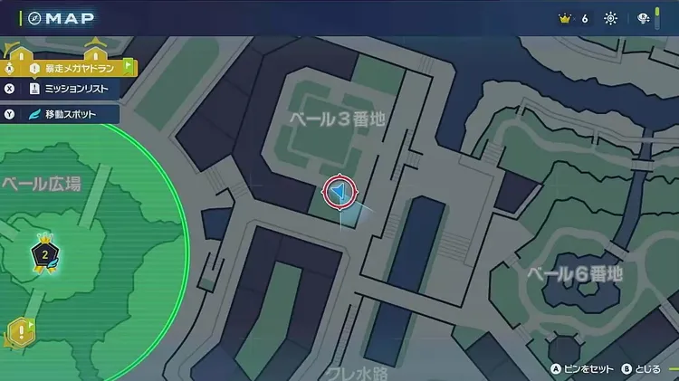 ポケモンZA_フラベベ白マップ
