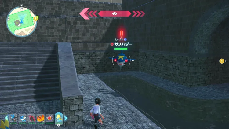 ポケモンZA_生息地_ポケモンZA_ワイルド10_オヤブン_サメハダー