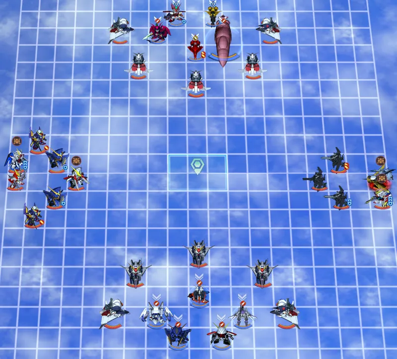 Gジェネ_空中用ルーキー_敵配置