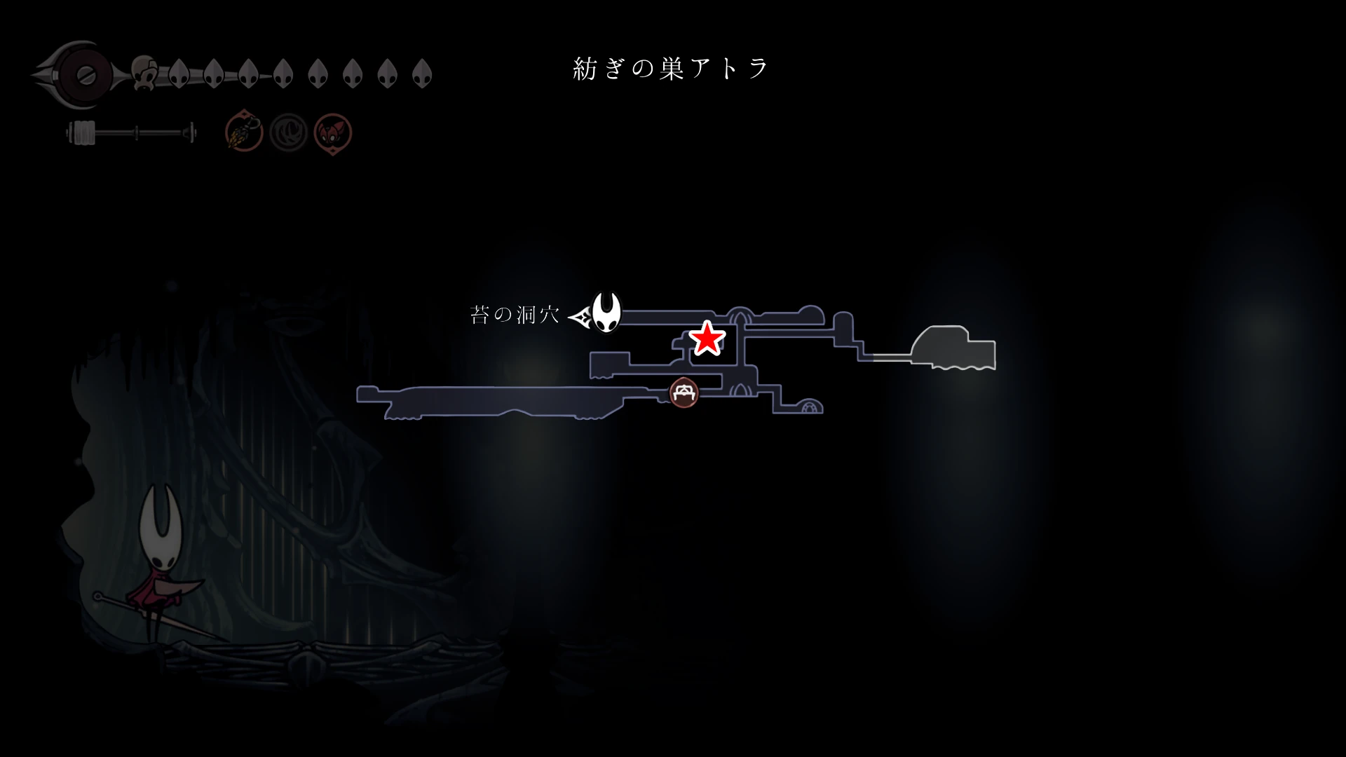 シルクソング_罠の土台_マップ