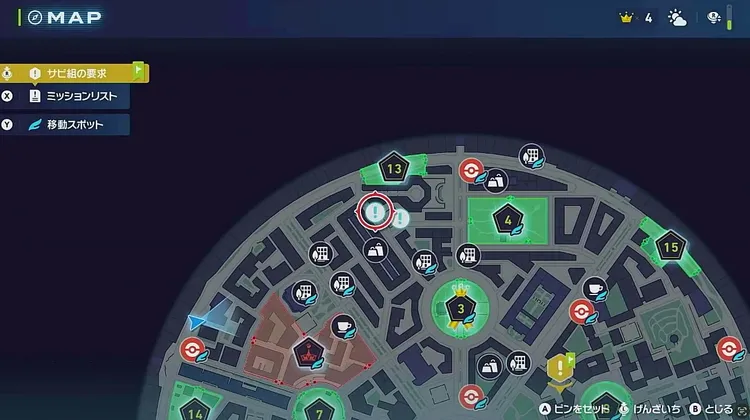 ポケモンZA_とあるマンションの異変_マップ画像